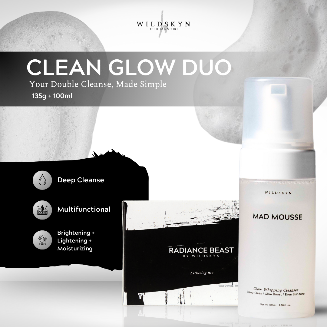 Clean Glow Duo (Radiance Beast + Mad Mousse)