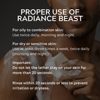 Radiance Beast Lathering Bar 135g