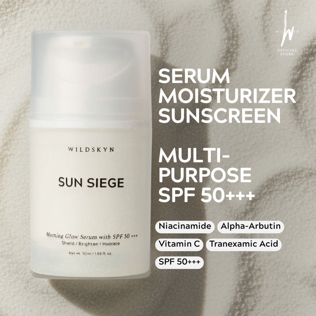 Sun Siege Morning Glow Serum with SPF 50+++ 50mL