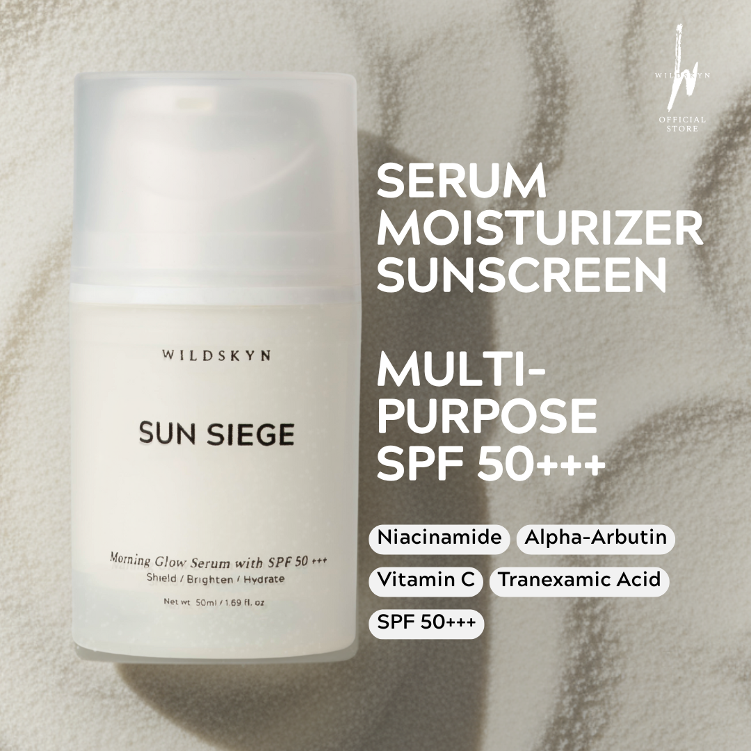 Sun Siege Morning Glow Serum with SPF 50+++ 50mL