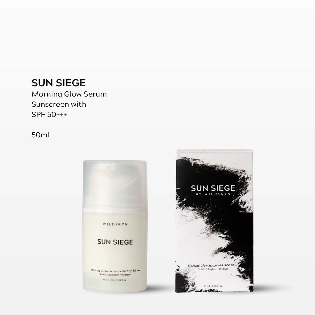 Sun Siege Morning Glow Serum with SPF 50+++ 50mL